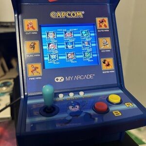 Arcade Blue Handheld Gaming Console